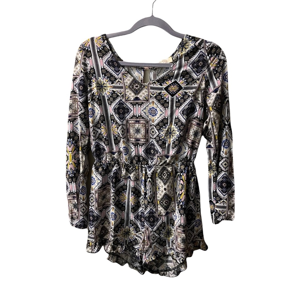 Alter’d State Boho Geometric Romper